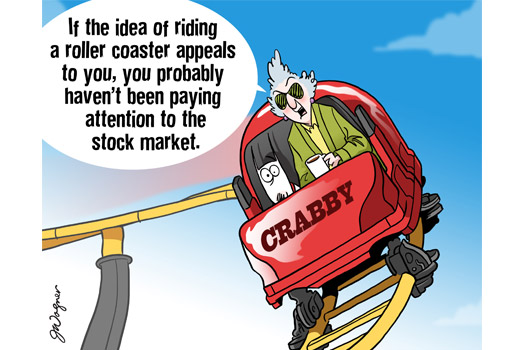 if the idea of riding a roller coaster appeals to you, you probably haven't been paying attention to the stock market